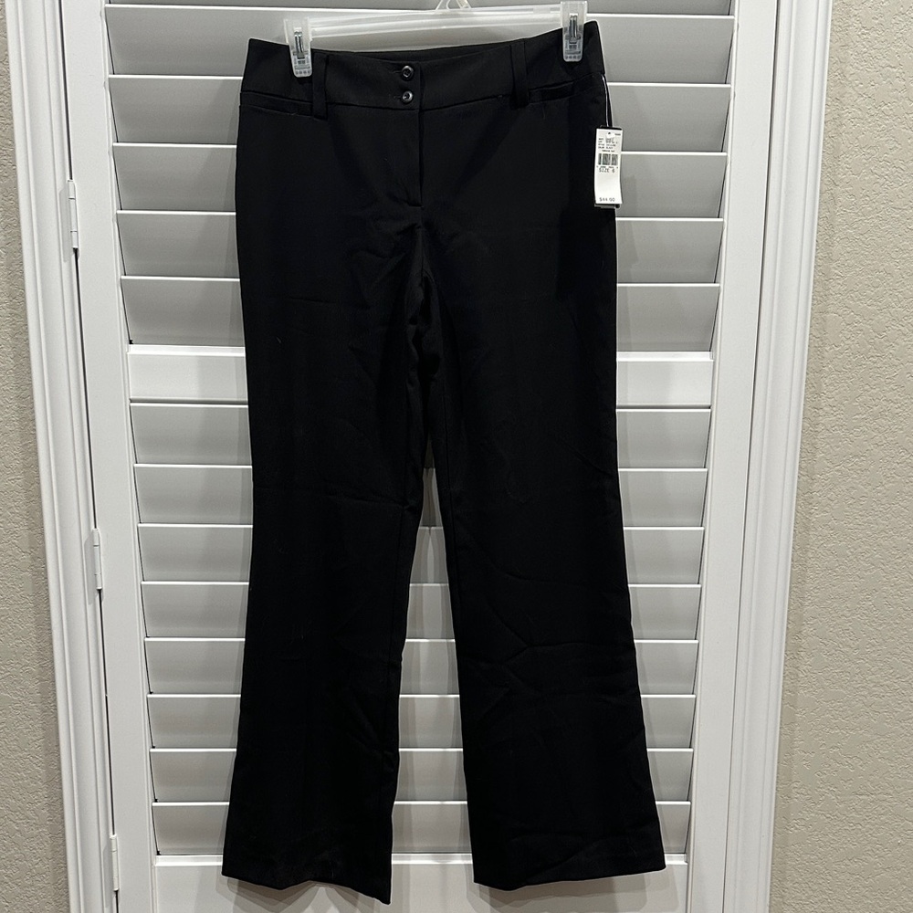 AB Studio Black Flare Women's Pants